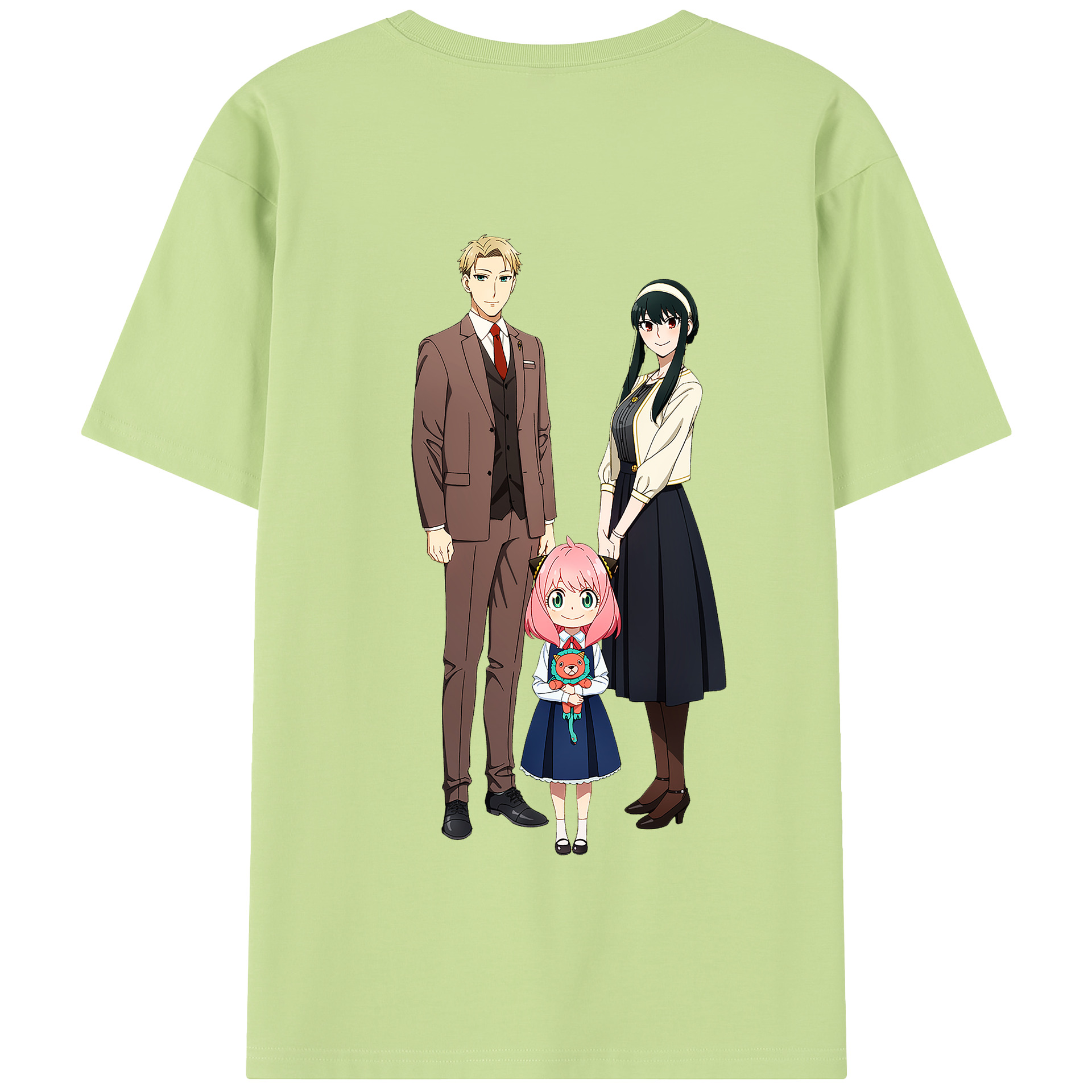 （画像用） SPY×FAMILY间谍家家酒 綿100％半袖Tシャツ（背面プリント）